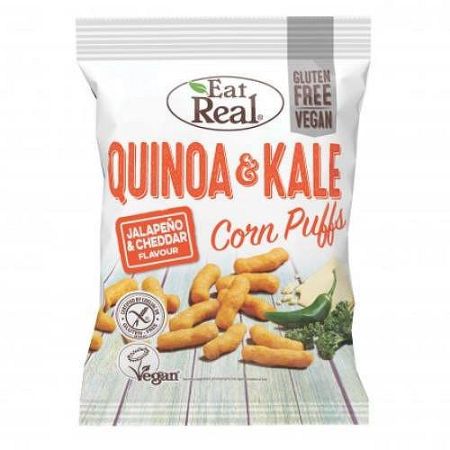 Eat real quinoa-kel puffs jal.-CHEDDAR 40 g