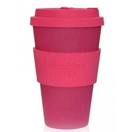 Ecoffee Cup hordozható kávéspohár - Pink, 400 ml