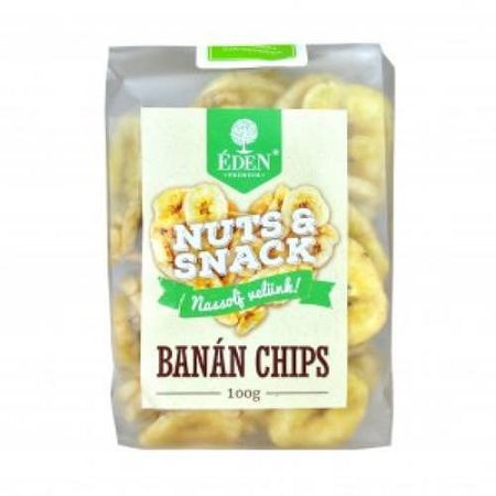 Éden Prémium Nuts&Snack banánchips, 100 g