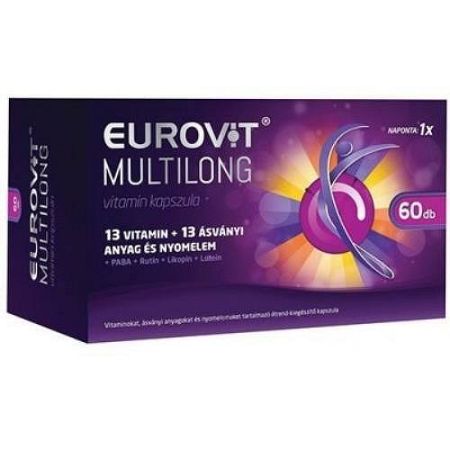 Eurovit multilong vitamin kapszula, 60 db