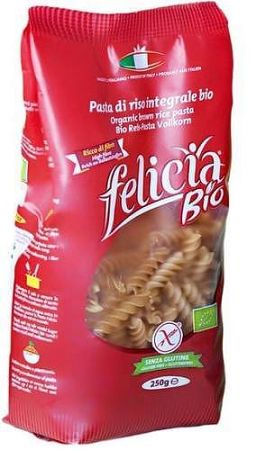 Felicia Bio Gluténmentes Tészta barna rizs fusilli 250g