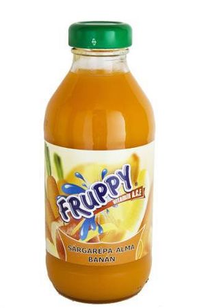Fruppy ital, 330 ml - Sárgarépa-alma-banán