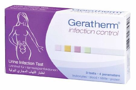 Geratherm Vizeletvizsgálati teszt húgyúti fertőzések kimutatásához