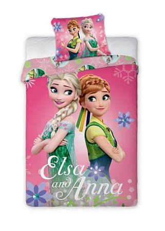 Gyerek ágynemű Frozen Elsa és Anna