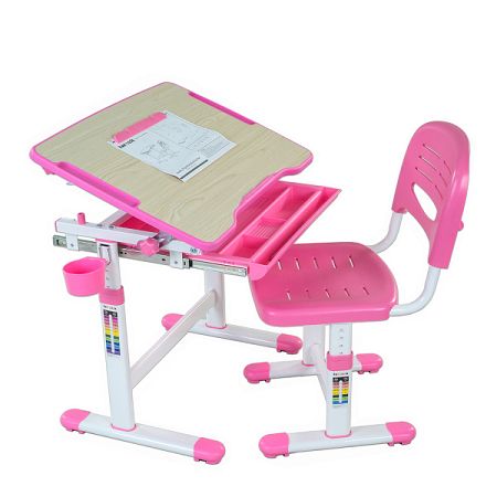Gyerek íróasztal + szék BAMBINO - különböző színek