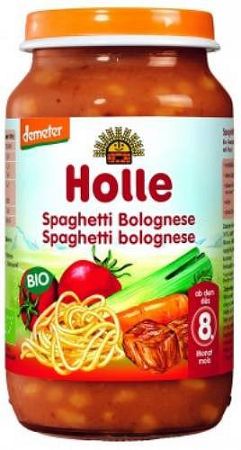 Holle bio bébiétel, bolognai spagetti 220 g