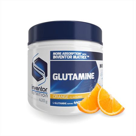 Inventor Nutrition Glutamine, 420 g - narancs íz