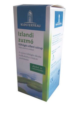 Izlandi zuzmó köhögés elleni szirup, 100 ml