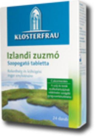Izlandi zuzmó szopogató tabletta, 24 db