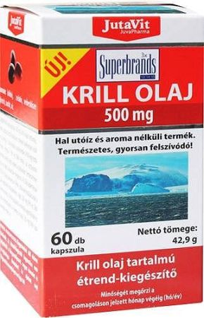 JutaVit Krill olaj 500 mg kapszula, 60 db