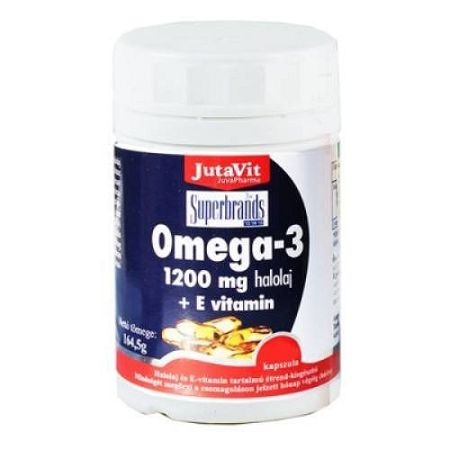 Jutavit omega-3+e vitamin kapszula 40 db