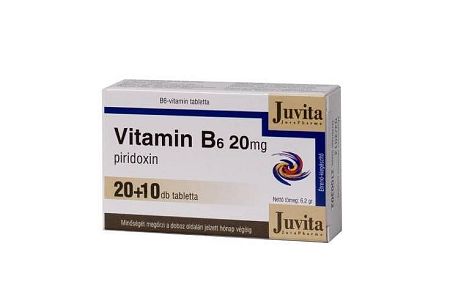 JutaVit Vitamin B6, 30 db tabletta
