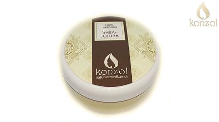 Konzol Shea-Jojoba Krémkeverék - 50 ml, Organikus
