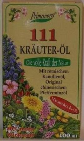 Krauter-Öl 111 gyógynövényolaj, 100 ml