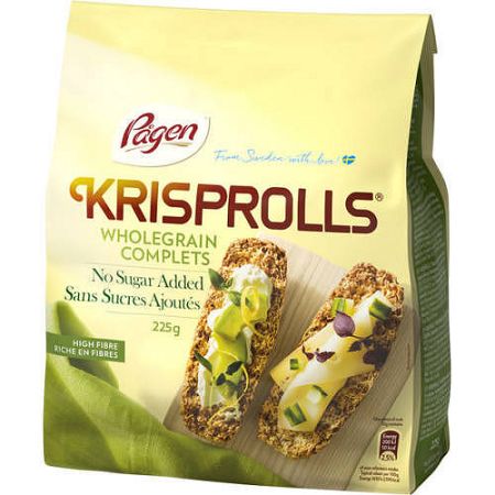 Krisprolls rop.kenyérke tk.cukormentes, 225 g