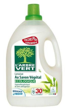 L'Arbre Vert folyékony mosószer növényi szappan kivonattal, 2000 ml
