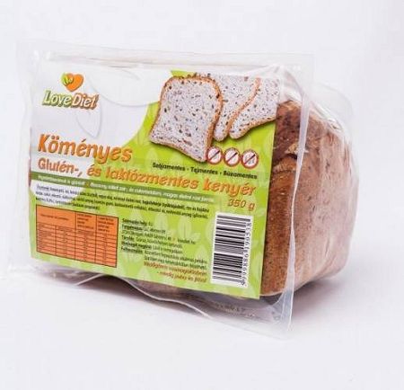 Love Diet Glutén- és laktózmentes köményes kenyér 350 g