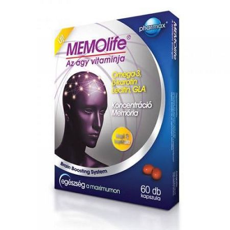 Memolife MAX, memória javító kapszula, 60 db