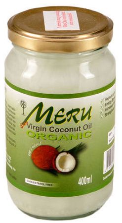 Meru szűz kókuszolaj/kókuszzsír, VCO 400 ml