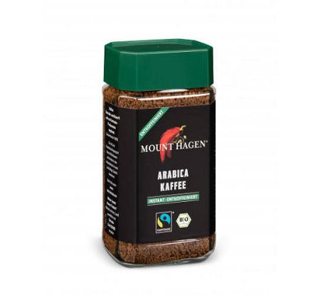 Mount Hagen instant bio koffeinmentes Arabica kávé 100g