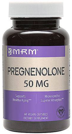 MRM Pregnenolone 50 mg, 60 Veggie Caps