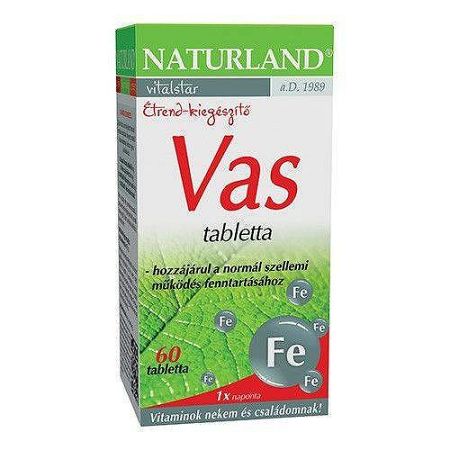 Naturland Vas tabletta, 60 db