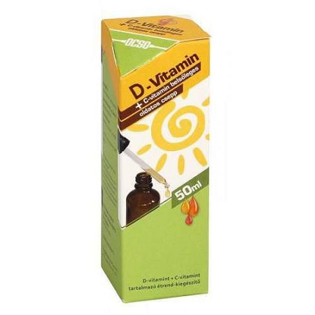 OCSO D-vitamin+C-vitamin belsőleges oldatos csepp, 50 ml