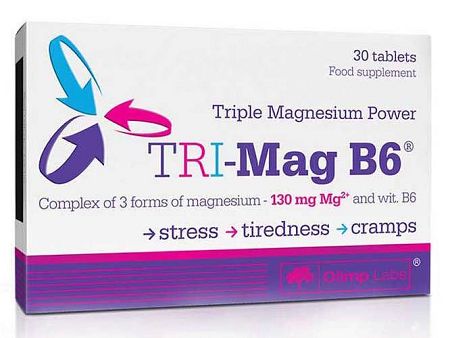 Olimp Labs TRI-Mag B6 magnézium tabletta 30db
