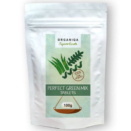 Organiqa bio Perfect Green Mix tabeletta, 100g