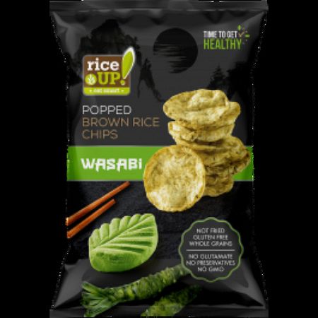 RICE UP Chips, 60g - Wasabi ízű
