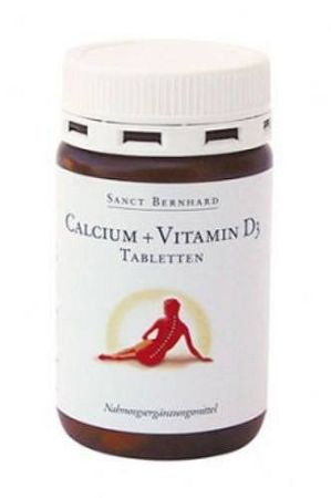 Sanct Bernhard Kalcium+D3-vitamin tabletta, 150 db