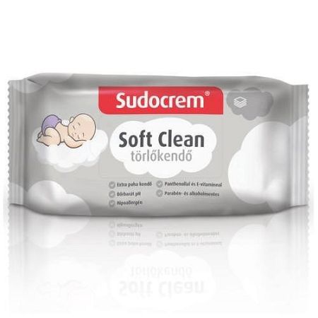 SUDOCREM TÖRLŐKENDŐ SOFT CLEAN, 55 db