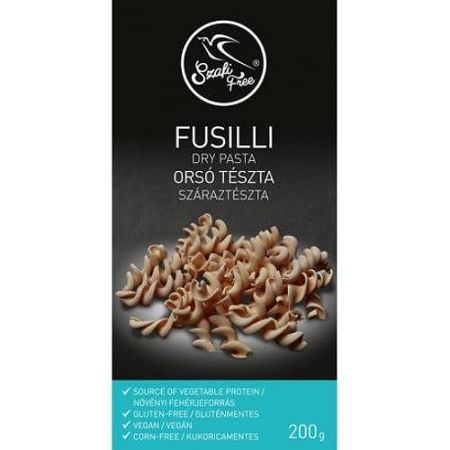 Szafi Free Fusilli Orsó száraztészta (gluténmentes, vegán), 200 g