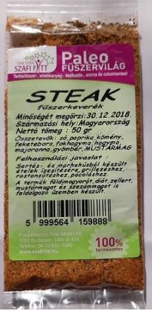Szafi Reform paleo Steak fűszerkeverék, 50 g