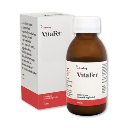 VitaFer folyékony liposzómás vas készítmény, 120 ml