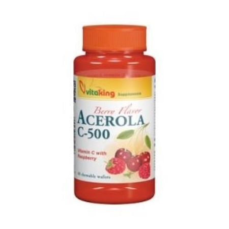 Vitaking Acerola C-500 Komplex rágótabletta, 40 db