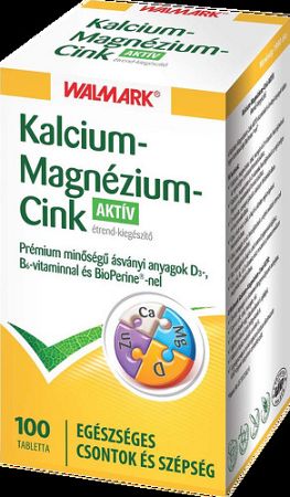 Walmark kalcium-magnézium-cink tabletta, 100 db