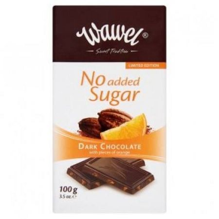 Wawel diabetikus étcsokoládé, 100 g - Narancsos
