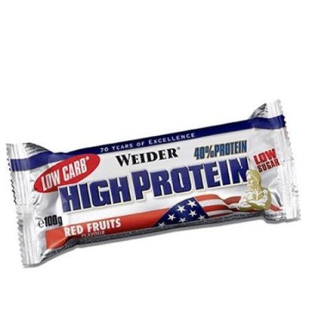 Weider low carb protein szelet piros gy. 50 g