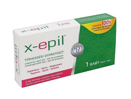 X-epil Terhességi Gyorsteszt Csík, 1 db