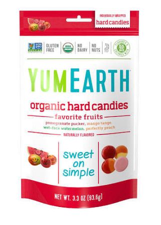 YumEarth Organikus gyümölcsös nyalókák 14 db/csomag