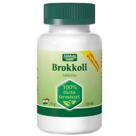 Zöldvér brokkoli tabletta, 150 db